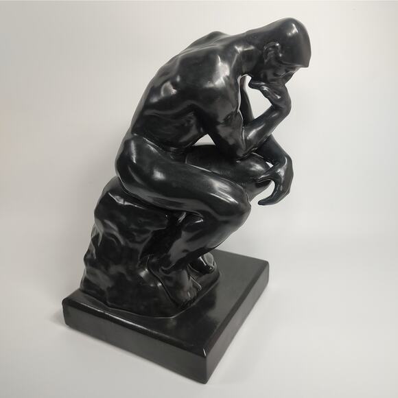 Ceramic Statue Rodins The Thinker Taylorcraft 11